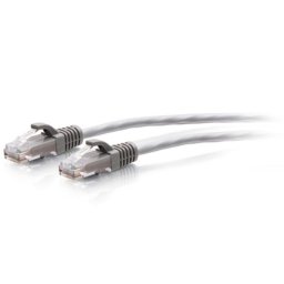 Cable de red Cat6a UTP delgado con protección antienganche C2G 0,6 m Gris