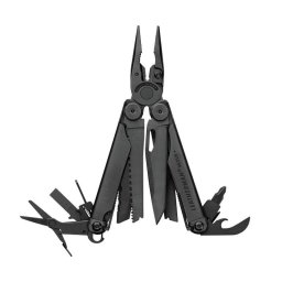 Multiherramienta Leatherman Wave+ Acero Inoxidable Negro 100 mm 18 Herramientas