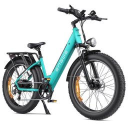 Bicicleta eléctrica ENGWE E26 ST verde 250 W 48 V 16 Ah 26 x 4,0