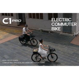 Bicicleta eléctrica Velopro C1 Pro 250 W 27,5" 648 Wh blanca