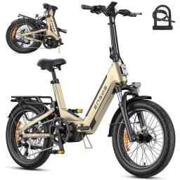 Bicicleta Eléctrica Plegable ENGWE L20 3.0 Pro 20" 48V 15Ah 250W Motor Central