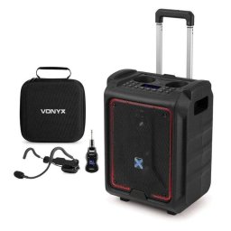 Altavoces Vonyx SPLASH300 portátil Bluetooth 200 W con diadema deportiva