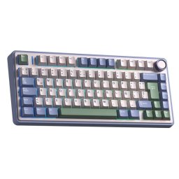 Teclado Aula F75 Gaming Mecánico Inalámbrico Hot-Swap RGB LEOBOG Reaper Verde Cedro