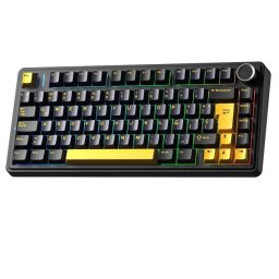 Teclado AULA F75 Gaming Mecánico 75% Inalámbrico RGB LEOBOG Reaper Thunder Black