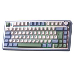 Teclado Aula F75 Gaming Mecánico 75% Inalámbrico RGB LEOBOG Reaper Cedar Green