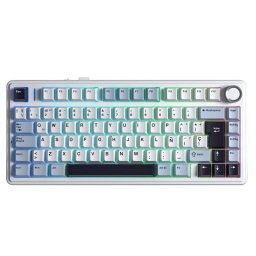 Teclado Aula F75 Gaming Mecánico 75% Inalámbrico RGB Hot-Swap LEOBOG Reaper
