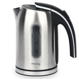 HKoenig BO17 Hervidor de Agua 1.7L 2200W Acero Inoxidable/Negro