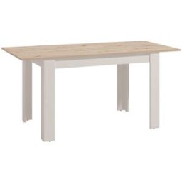 Home Heavenly Mesa de comedor extenisble color blanco-cambrian 75 x 80 x 140-180 cm