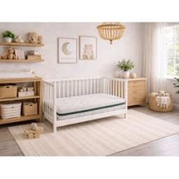 Colchón de cuna espuma dormissimo botanic visco 70x140 11cm 2cm visco
