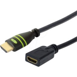 TECHLY ICOC-HDMI24EXT50 - HDMI de alta velocidad con Ethernet, alargador, 5 m