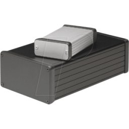 HAMMOND MANUFACTURING 1455P1601 - Carcasa de perfil, 1455 P, 160 x 120 x 30,5 mm, plateada