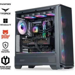 King Mod Systems Ordenador King Mod Gamer-PC Phanteks Ryzen 7 9800X3D 32GB DDR5 2TB RX 9070 XT WiFi W11