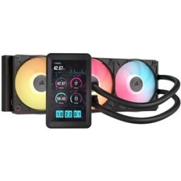 Corsair Refrigeración Líquida CPU iCUE LINK TITAN II 360 RX LCD RGB 360mm Negro
