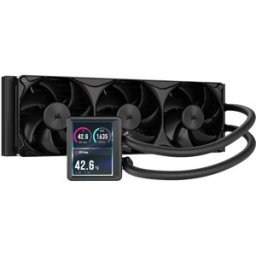 Corsair Refrigeración Líquida CPU NAUTILUS II RS LCD 360mm Negro