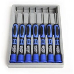 StarTech.com Juego Kit Set de Destornilladores de Precisión de 7 piezas- Torx Phillips Plano, 17 cm,