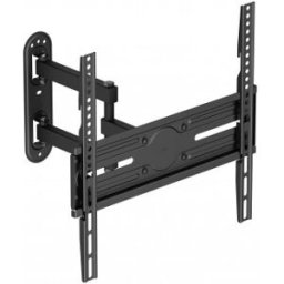 Aisens Soporte eco giratorio, inclinable y nivelable para monitor/TV 35kg de 32-65, Negro