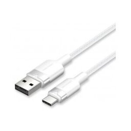 Cable USB 2.0 Tipo-C Vention CTNWH - USB Tipo-C Macho - USB Macho - Hasta 60W - 480Mbps - 2m - Blanc
