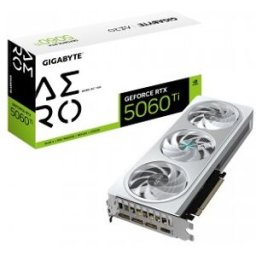 Gigabyte GeForce RTX 5060 Ti AERO OC 16G Tarjeta Gráfica – 16 GB GDDR7, 128 bits, PCI-E 5.0, 2647MHz