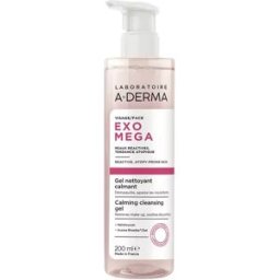 A-DERMA Exomega Gel Limpiador Facial Calmante 200 ml