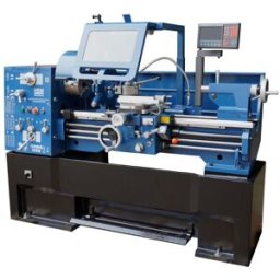 HBM torno para metal con visualizador digital 410 x 1500, 400 V