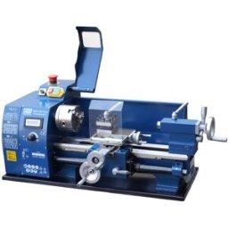 HBM mini torno para metal 180 x 300 vario, 600 W, 230 V