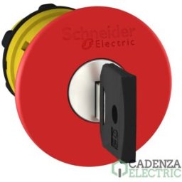 Harmony XB5 - Cabeza parada de emergencia, plástico, seta roja Ø40, liberación mediante llave ref. ZB5AS944 Schneider Electric