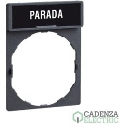 Porta etiqueta c/etiqueta parada ref. ZBY2404 Schneider Electric