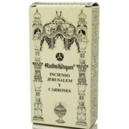 Radhe shyam incienso jerusalen 50 gr y carbones 10 ud..
