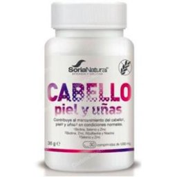 Soria natural cabello piel y uñas 30 comp