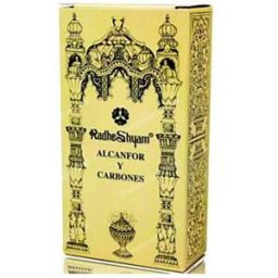 Radhe shyam incienso alcanfor y carbones 100gr.