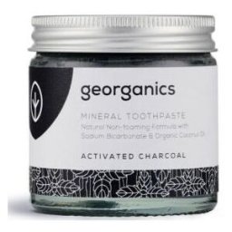 Georganics dentifrico mineral carbon activado crema 60ml.