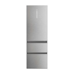 Frigorífico Combi Haier HTW5618ENMG No Frost 185cm 360L E Inox WiFi IA