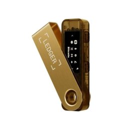 Monedero offline Ledger Nano S Plus Oro Criptomonedas USB Tipo C pantalla EAL5+