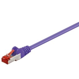 Cable de red Goobay 95520 Cat6 S/FTP 5 m Violeta