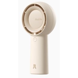 Mini Ventilador de Mano JISULIFE Life5 Plus Marrón 5 Velocidades Batería 4000mAh Recargable