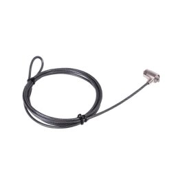 Cable antirrobo Uniformatic 93075 Llave redonda Negro