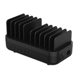 Estación de carga DLH DY-AU5440 200W USB-C con 10 puertos para smartphones y tabletas
