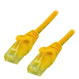 Cable de red MCL Cat6 U/UTP 0,5 m amarillo