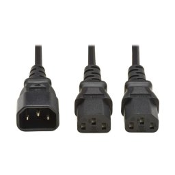 Cable de transmisión Eaton P004-02M-2C13EU 2 m IEC C14 a IEC C13