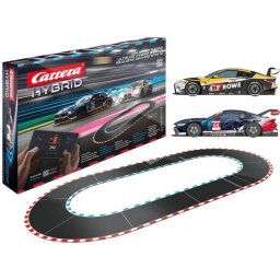 Pistas de carreras Carrera HYBRID HyperDrive Fury con 2 coches y control por app