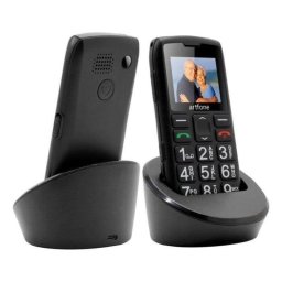 Artfone C1+ 4G 1,77" Teléfono para mayores con base de carga