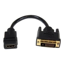Adaptador de vídeo DLH DY-TU4726 DVI macho a HDMI hembra 20 cm
