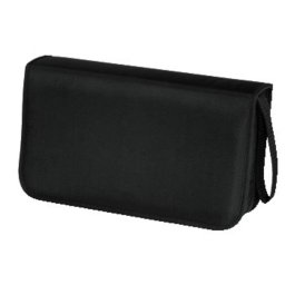 Funda para discos Hama CD Wallet Nylon 80 80 discos Negro Nylon
