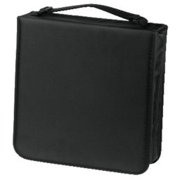 Archivo discos Hama CD Wallet Nylon 208 Negro