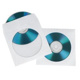 Fundas Papel para CD Hama Blanca 100 unidades