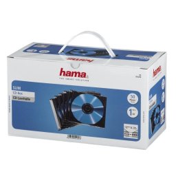 Funda CD Hama Slim Jewel Case Pack 50 Transparente