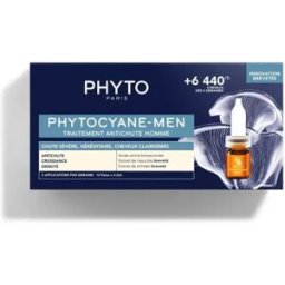 Phyto cyane Anti-Caída Hombre Severo 3,5ml x 12 Ampollas
