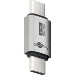 GOOBAY 74448 - Adaptador USB 4.0, C macho a macho, recto