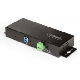 StarTech.com Hub USB Industrial de 7 Puertos Gestionado - Servicio Pesado - Caja de Metal - Protecci