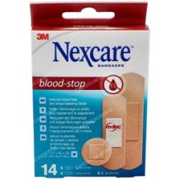 futuro 3m nexcare aposito blood stop tiras 14 un surt piel